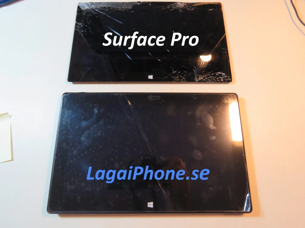 Microsoft Surface Pro 3, 4 Skärmbyte / Glasbyte