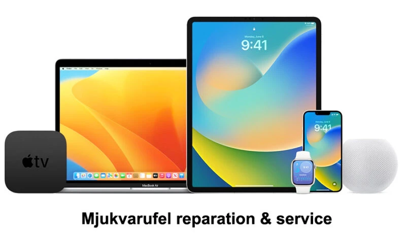 Mobil mjukvarufel reparation