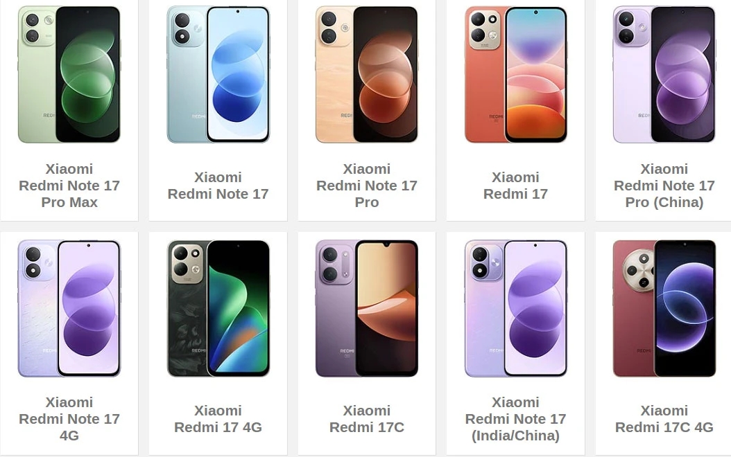 laga xiaomi redmi 17